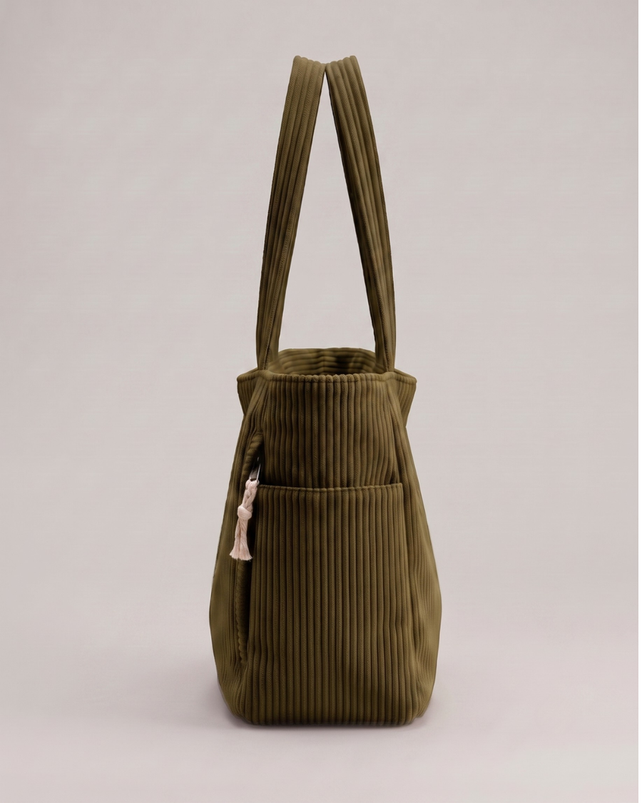 Nuria | Bolso de pana con bolsillos