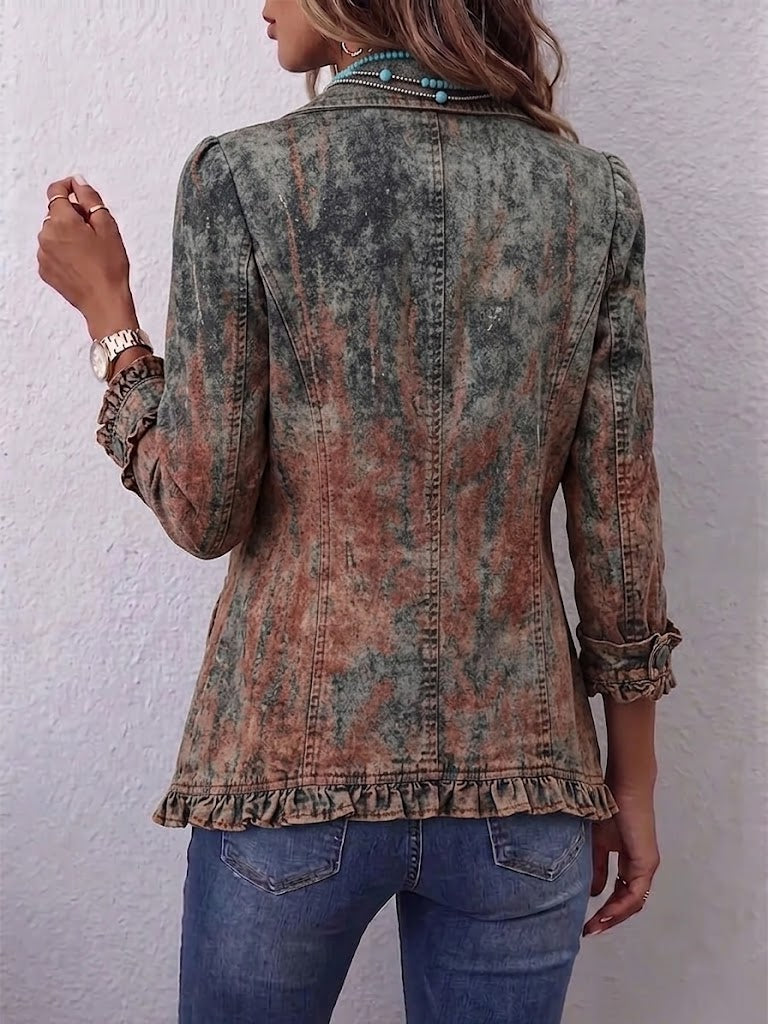 Chaqueta vintage con estampado degradado – Flaminia