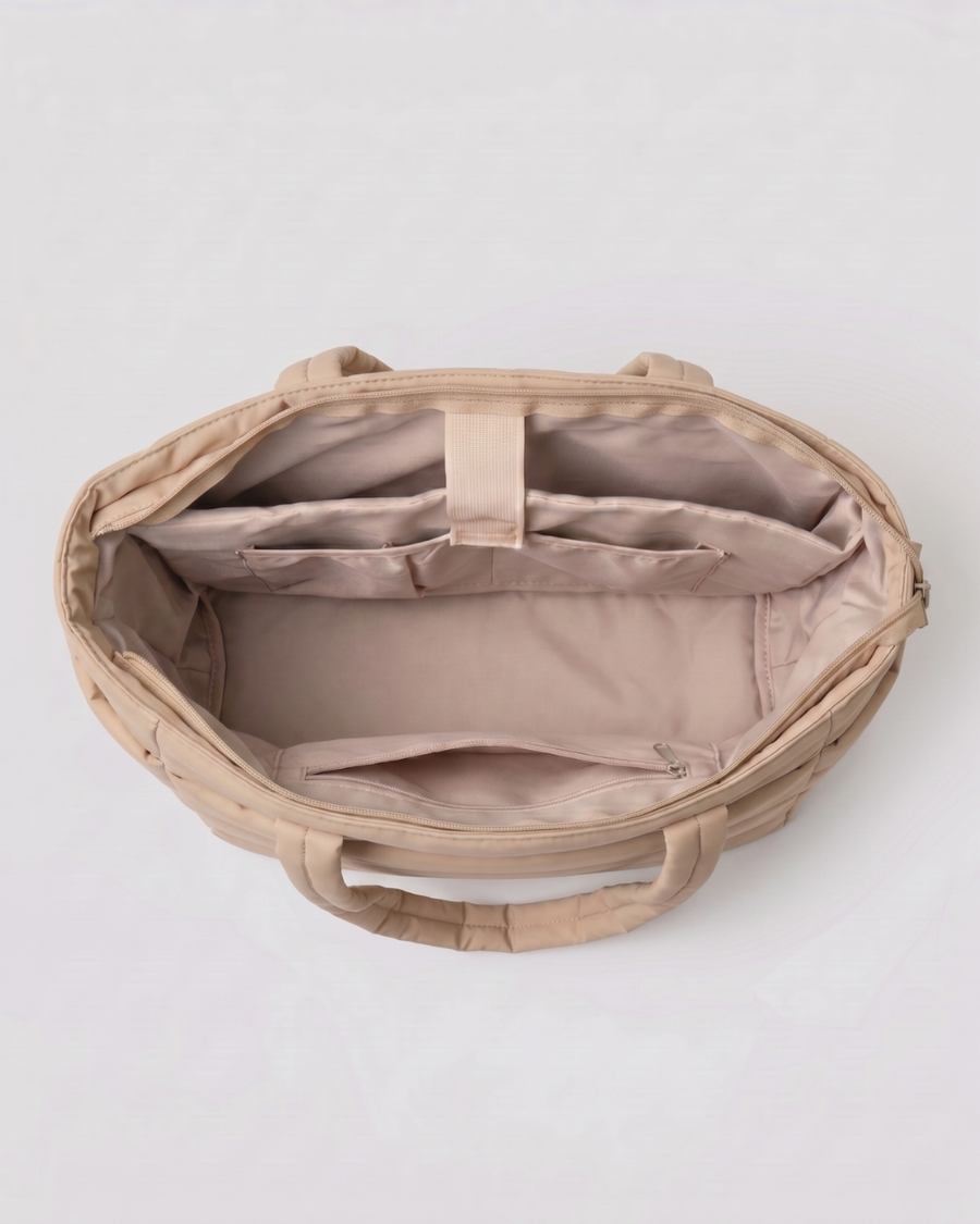 Isabel | Bolso acolchado ligero con bolsillo para portátil