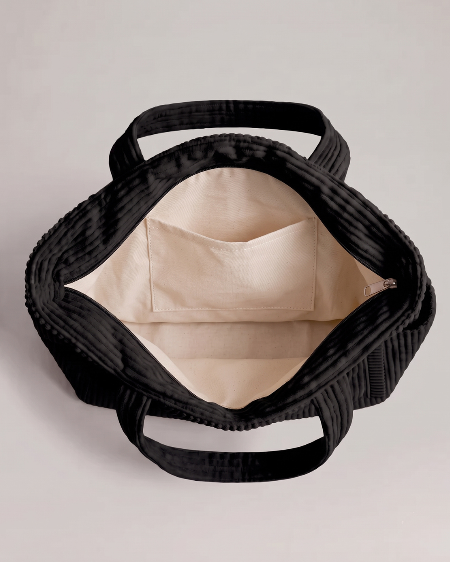 Nuria | Bolso de pana con bolsillos