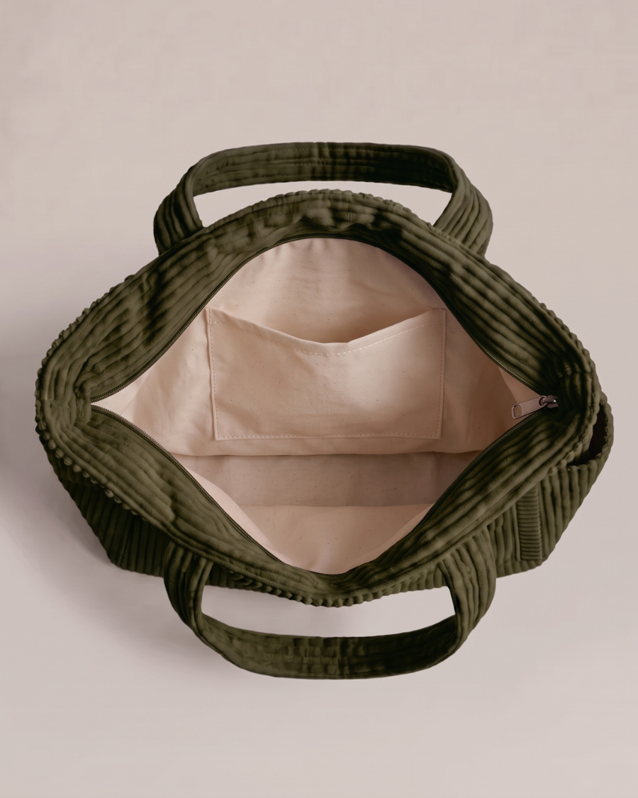 Nuria | Bolso de pana con bolsillos