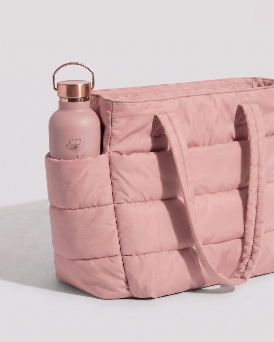 Isabel | Bolso acolchado ligero con bolsillo para portátil