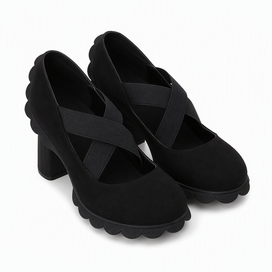 Tirol | Zapato de tacón con tiras elásticas