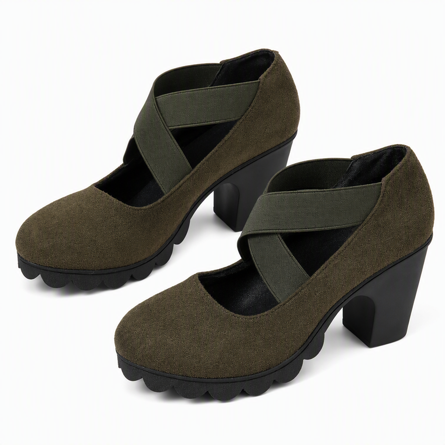 Tirol | Zapato de tacón con tiras elásticas