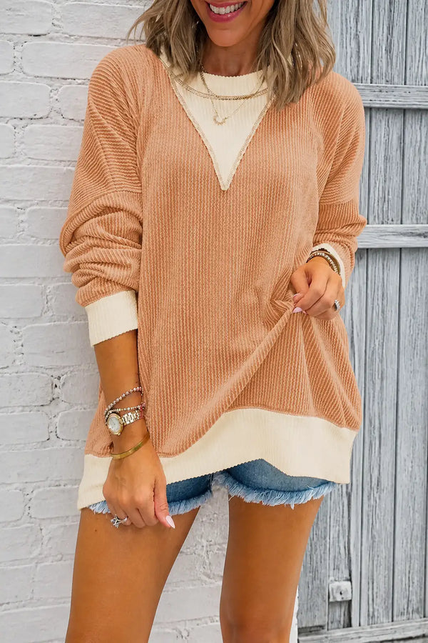 Gadea | Jersey texturizado bicolor