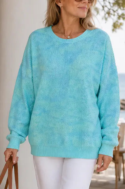 Jersey oversize de punto acanalado para mujer – Lidia