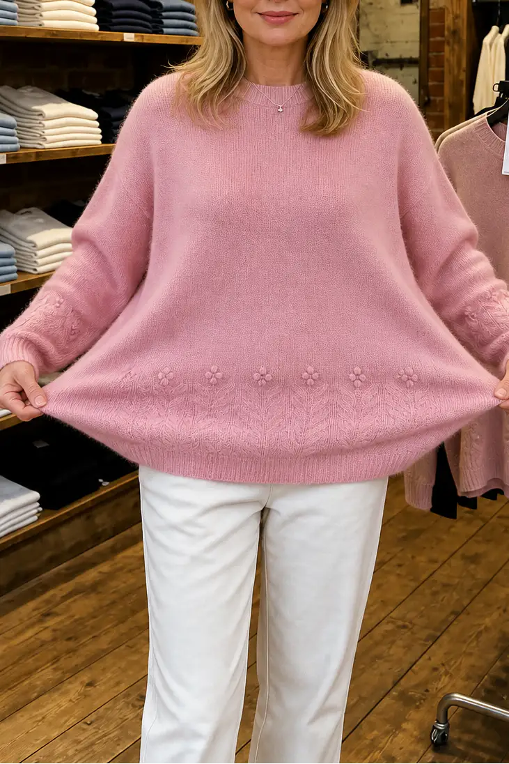 Candela | Jersey de ochos con cuello redondo