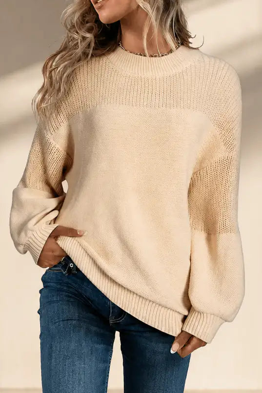 Nerea | Jersey oversize de canalé
