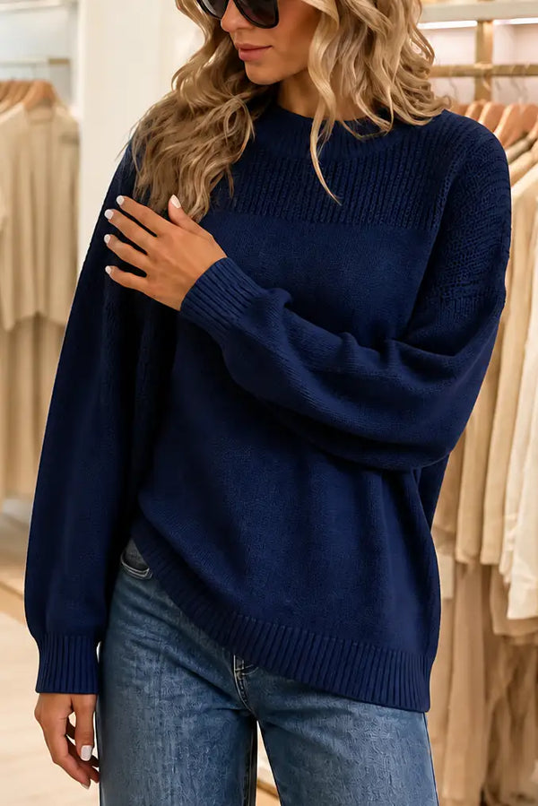 Nerea | Jersey oversize de canalé