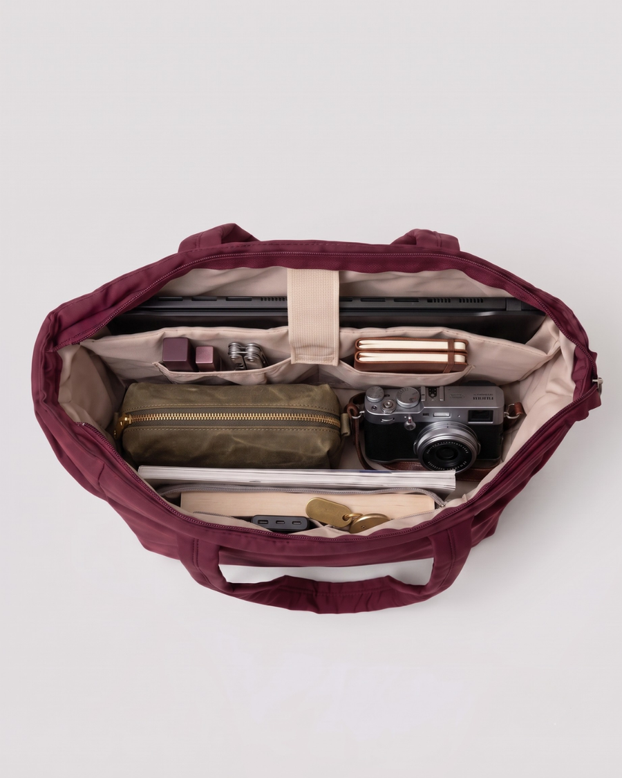 Isabel | Bolso acolchado ligero con bolsillo para portátil