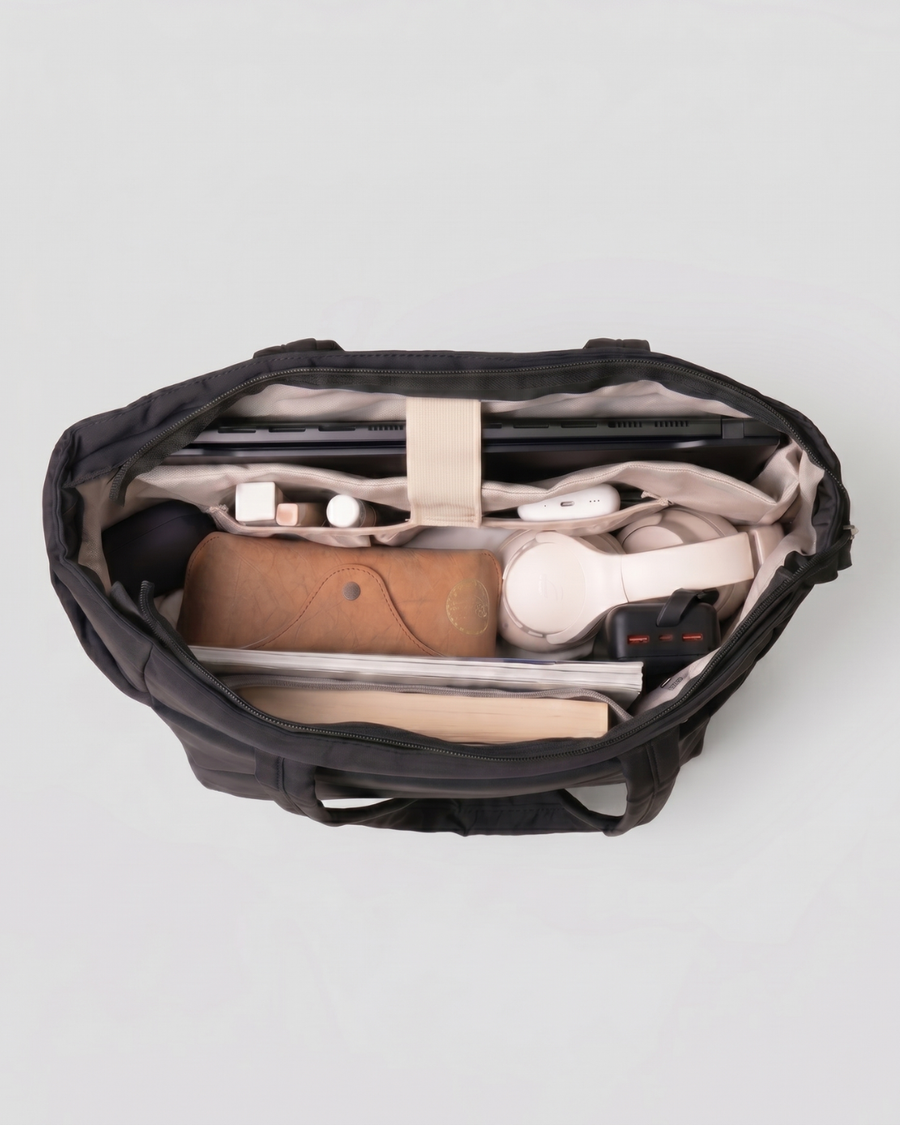 Isabel | Bolso acolchado ligero con bolsillo para portátil