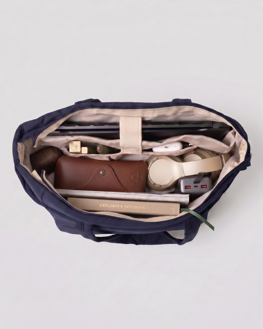 Isabel | Bolso acolchado ligero con bolsillo para portátil
