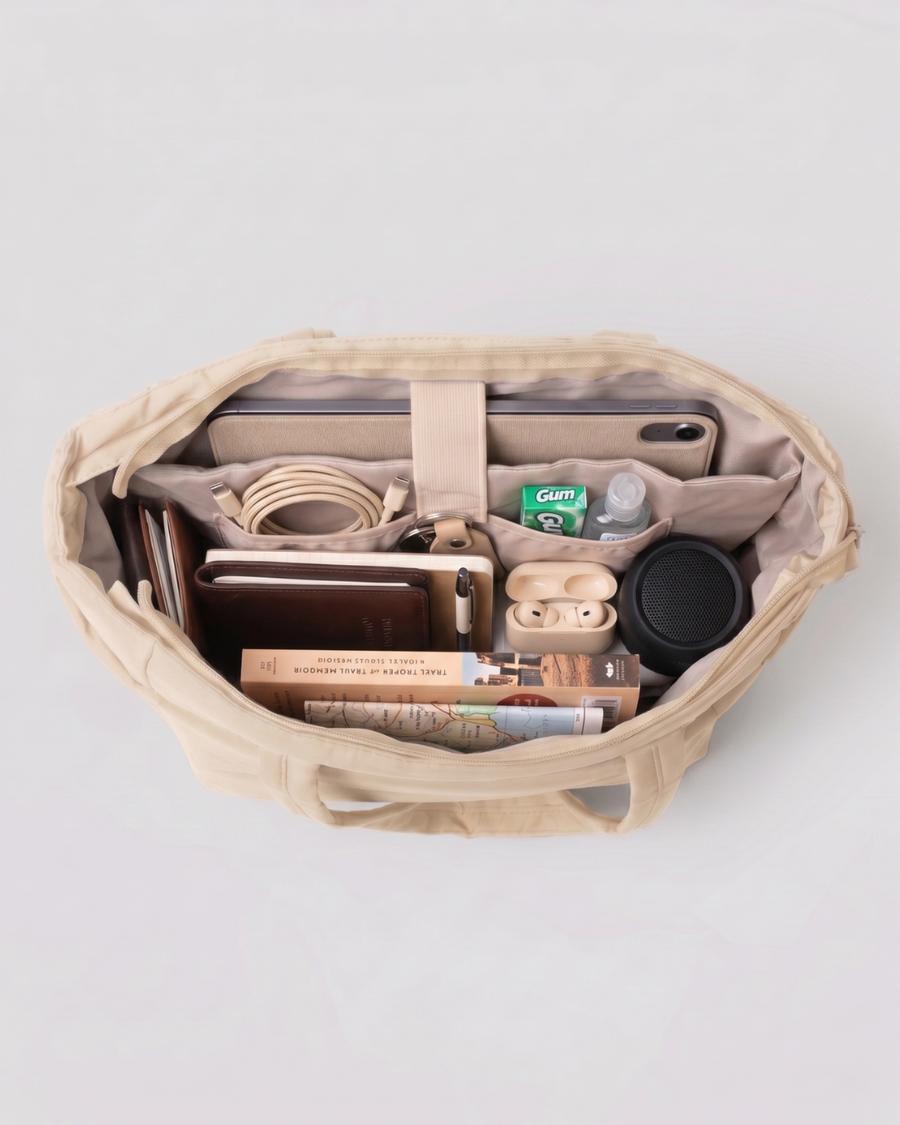 Isabel | Bolso acolchado ligero con bolsillo para portátil